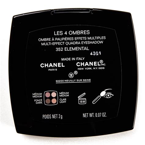 chanel elemental 352.